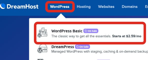 Use WordPress on Dreamhost for your blog